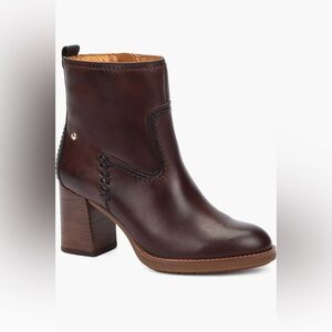PIKOLINOS Dark Brown Block Heel Boots